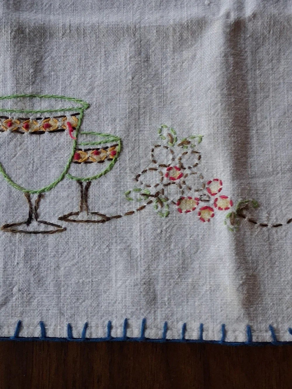Vintage hand stitched